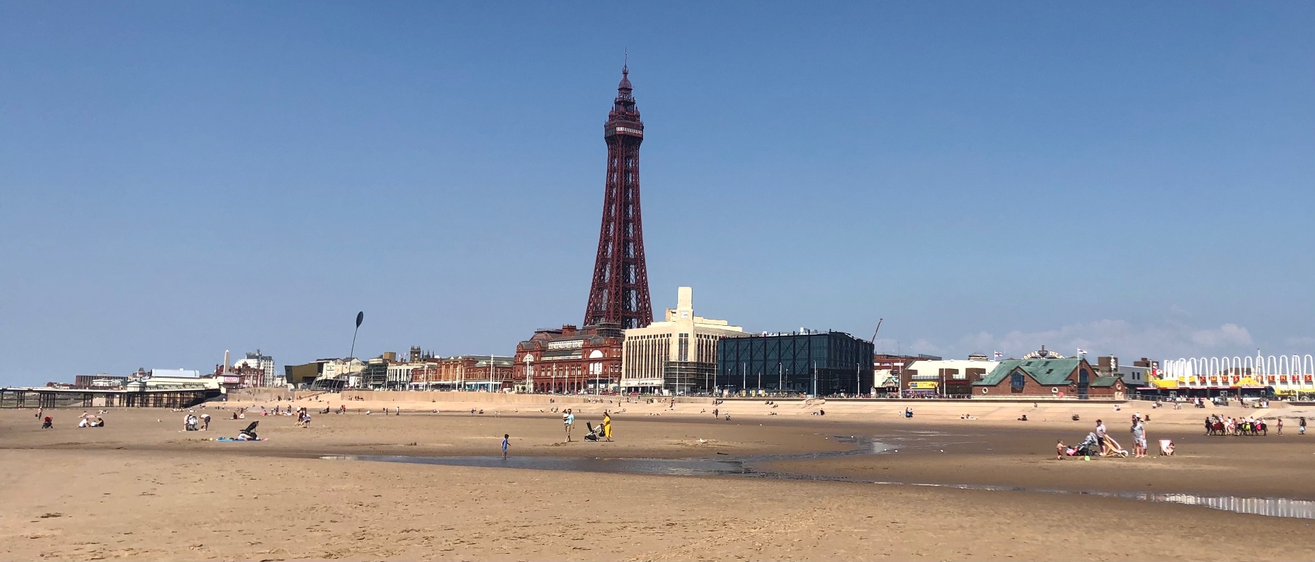 Blackpool Tower and the seafront — a short stroll from Walkden House